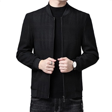 外套男士春秋季商务休闲棒球领上衣服2024新款秋冬夹克男装，男装夹克，电商B212（原钱塘6029）