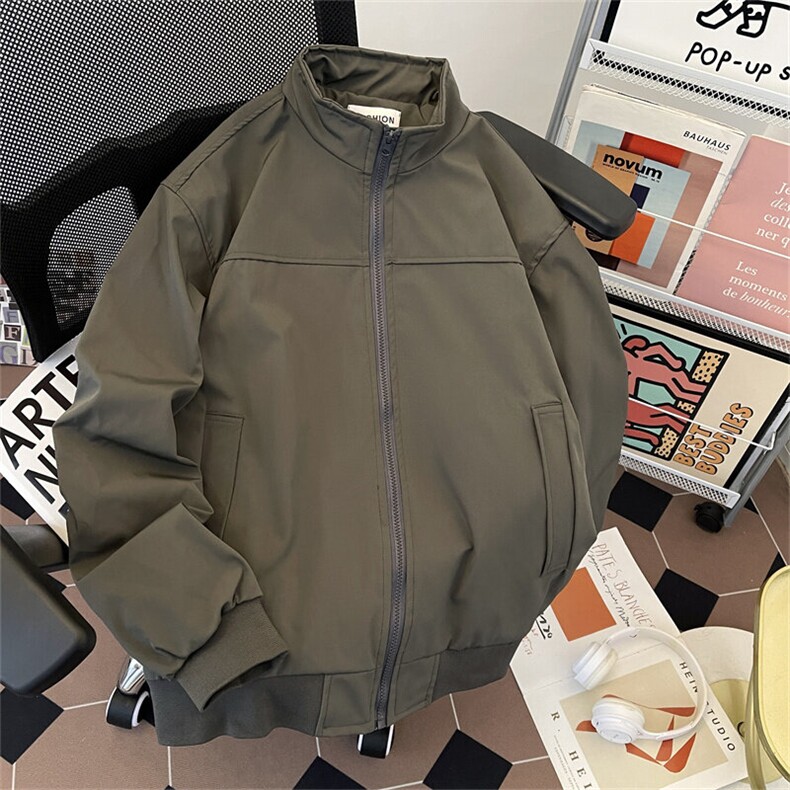 夹克上衣2025年春款立领外套XZ212-QJK6713-P62,男装夹克,星座212