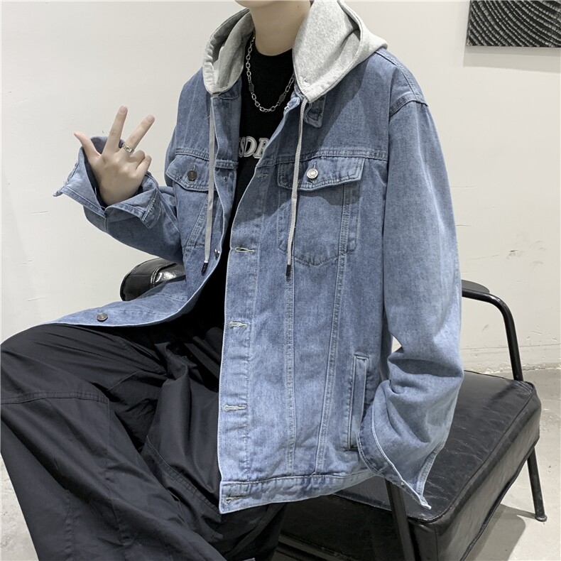 JK630-P75-控98现货牛仔夹克外套连帽,男装夹克,星座116