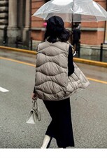 羽绒马甲，女装马甲，美惠百合