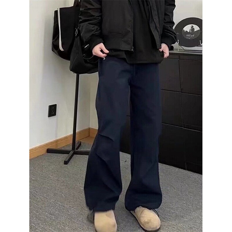 宽松型简约新款长裤藏青色软壳三防冲锋裤伞兵工装裤K139,男装休闲裤,星座1116A（原606A-3）