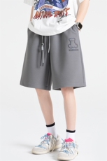 2024夏季新款无影墙大码港风反光钢印短裤M-5XHK23311-特P25，男装牛仔裤，电商A022