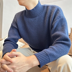 2024跨境秋冬加厚毛衣男百搭宽松休闲韩版针织衫套头上，男装针织衫/毛衣，星座218-1（原230）