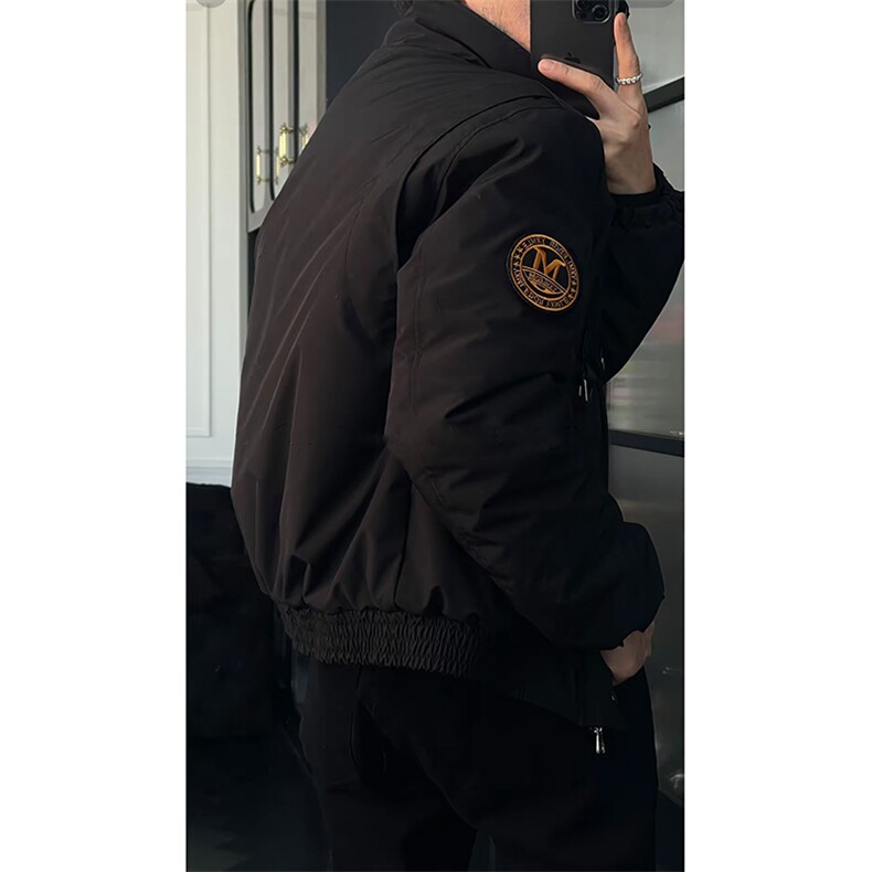 抖音冬季新款工装骑兵服拉链立领棉服男潮M218-P128(网图）,男装棉衣,电商B267
