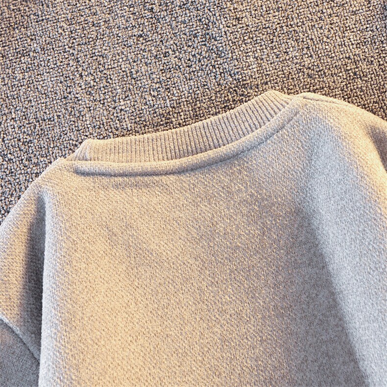 圆领毛衣男加绒加厚一体绒卫衣秋冬季保暖毛线针织衫7016-P28,男装针织衫/毛衣,星座1706