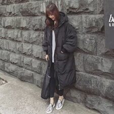 匹诺曹同款中长款情侣棉服加厚冬装韩面包服棉袄大码棉衣外套，男装夹克，星座1804