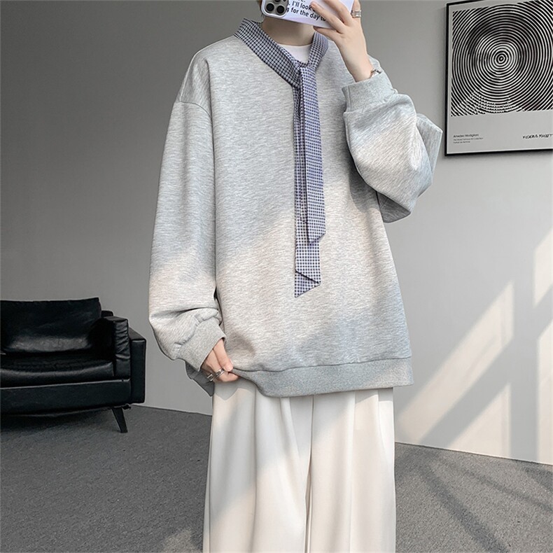 现货WY10145-特P48加绒P55秋冬设计感宽松大码卫衣男上衣外套,女装短外套,电商A059