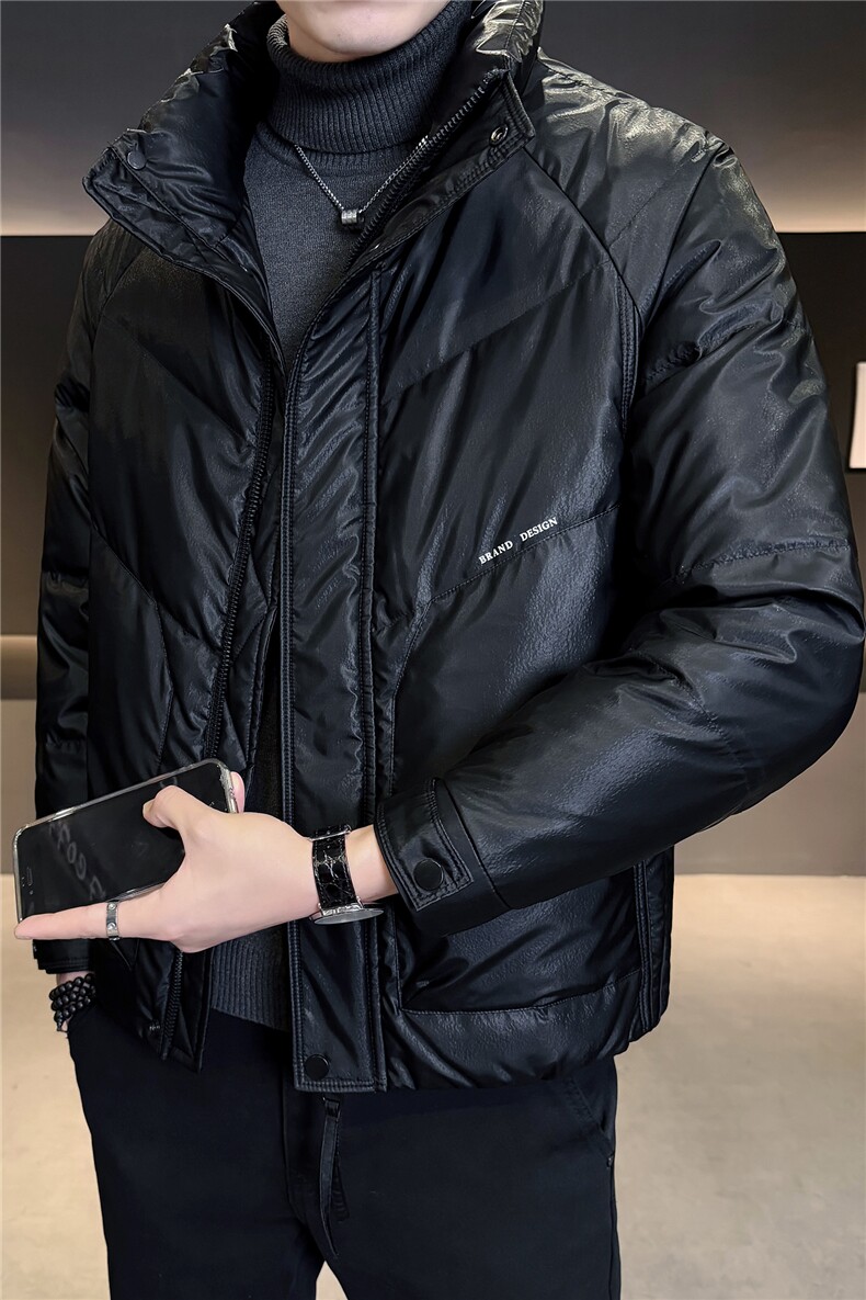 M-3XLB3533723P205爆黑色2025冬羽绒服【标50控活动价298】,男装羽绒服,电商B353