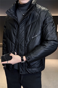 M-3XL B353 3723 P205 爆黑色2025冬羽绒服【标50控活动价298】图片
