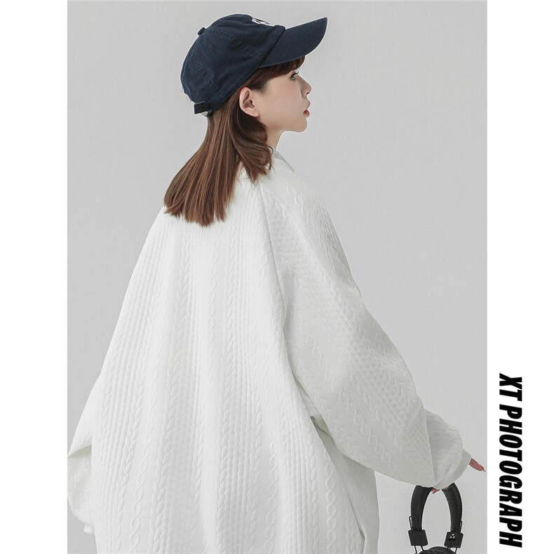 2026中性风菱形麻花辫花纹面料夹克女大码M-5XL休闲JK77086P65控，男装夹克，星座227-7