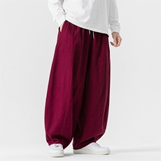 秋冬新款大码日系工装休闲裤宽松垂感阔腿裤风潮K269/P65，男装工装外套，电商A221A