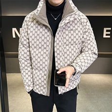 标50羽绒服男2025冬款白鸭绒外套男上衣保暖休闲B317/5518/P195，男装羽绒服，电商B317