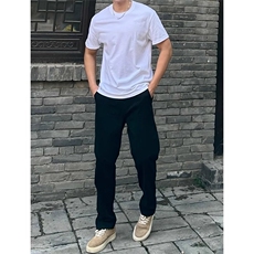百搭直筒宽松休闲裤男新款潮流长裤513ACK2680P48，男装休闲裤，星座513A