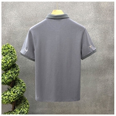 1506/QGP70160/P40新款高品质刺绣翻领Polo衫百搭休闲百搭有领t恤，男装T恤，星座1506