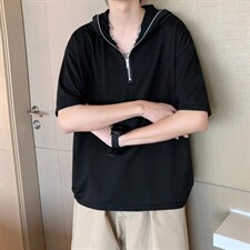 夏季潮牌男士短袖t恤男潮流上衣情侣半袖冰丝棉体恤衫WT72P30图片