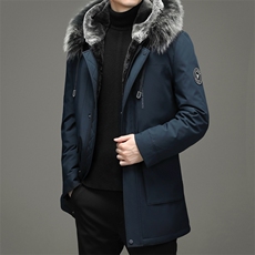 HM2199冬季男士加棉羽绒外套男装连帽修身棉服保暖潮流P539，男装羽绒服，电商B360