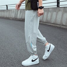 继续推2024秋款宽松个性拼接束脚休闲裤运动卫裤1514-P40,男装休闲裤,星座914-3