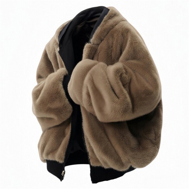 两面穿现货重磅短款座山雕棉衣男女双面穿毛毛绒棉服加厚外套，男装棉衣，电商A486