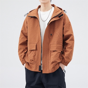 新款现货户外连帽夹克男 三防冲锋衣外套JK811 -P85图片