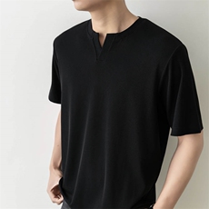 夏打底衫纯色百搭纯色圆领T恤短袖轻熟风A236-82557-特P33，男装T恤，电商A236