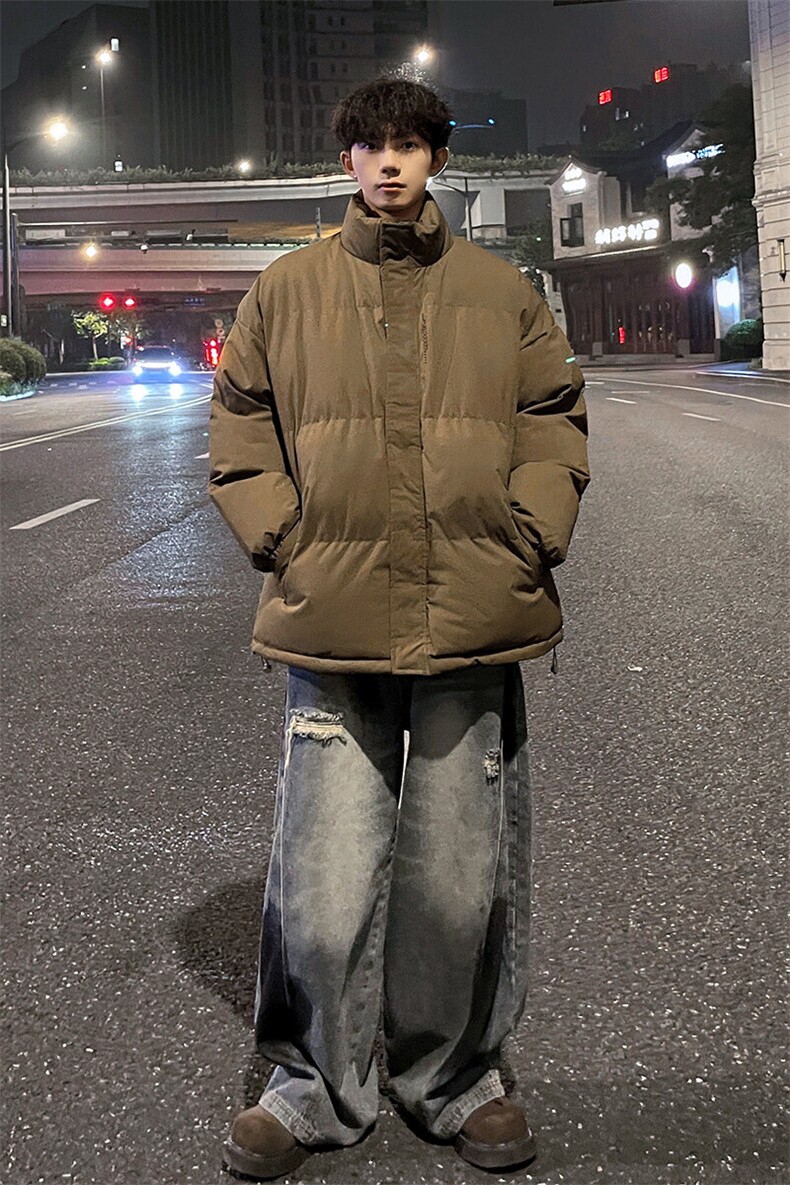 外景冬季加厚面包服男复古休闲宽松保暖棉衣立领外套MF00377/P90,男装棉衣,电商B316