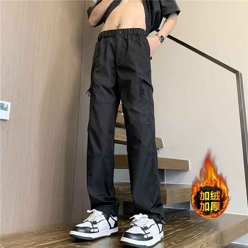 得物抖音加厚三防休闲裤男冲锋裤机能工装裤K10022-特P40绒55,男装工装外套,电商A099