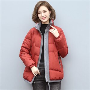 2024秋冬新款时尚气质修身显瘦长款双排扣大衣,女装棉衣/棉服,梦芯尔