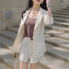 套装/套裙2021年夏季都市纯色潮流宽松气质，女装套装/套裙，昱喆服饰