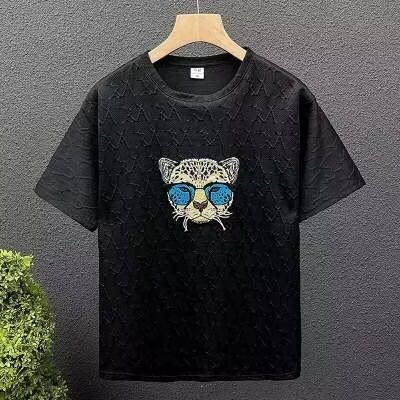 欧洲站潮牌高端圆领短袖T恤男夏季新款圆领休闲潮流欧货半袖男装,男装T恤,星座1013