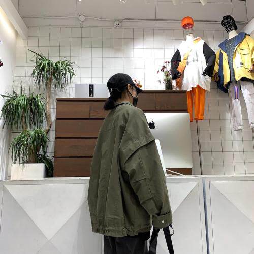 【现货】春季韩版oversize风衣，女装风衣，HV7ING