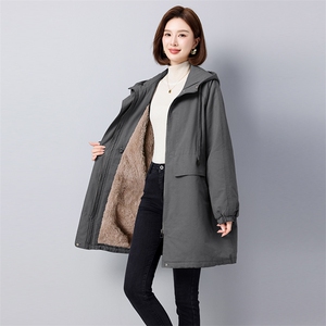 2024冬款新款加绒加厚保暖棉服派克服910款图片