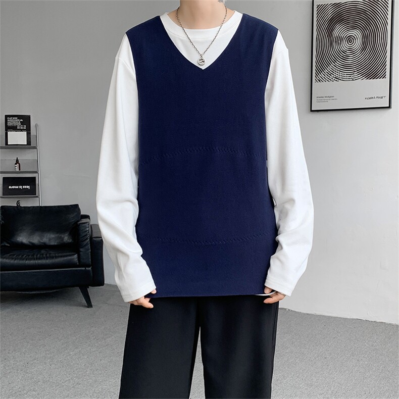 8XL-M德绒保暖背心男内穿加绒加厚无袖打底衫马甲BX1902P35,男装背心/马甲,电商D206-1