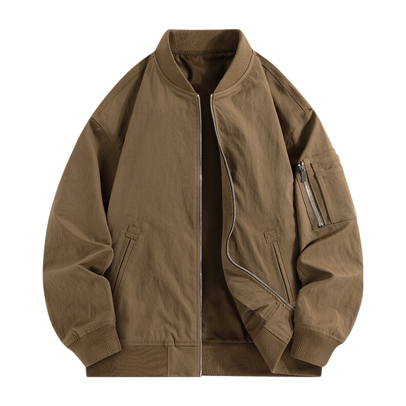 春季美式潮流夹克男宽松棒球服外套W106P70，男装夹克，电商D325