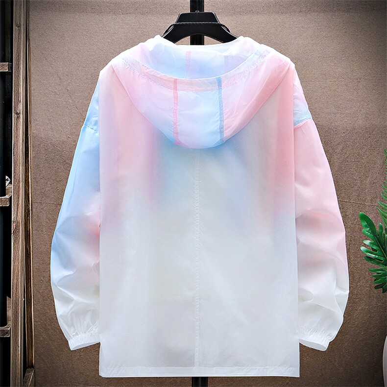 渐变冰丝防晒服夏季薄款户外防紫外线透气夏防晒衣服A438-09-P40,男装防晒衣,电商A438