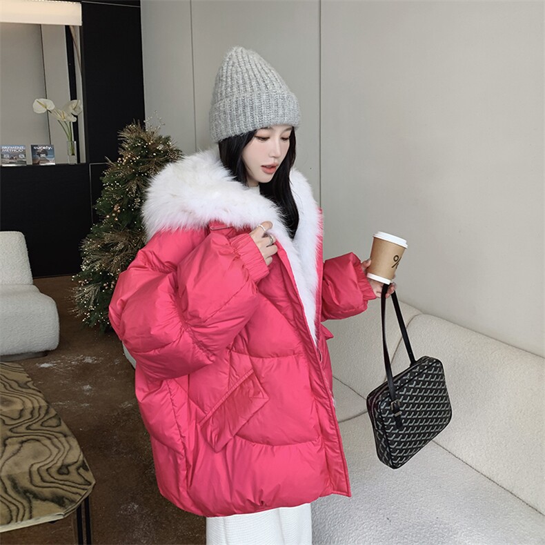 现货！高品质！上了就卖！真狐狸毛90鹅绒2C212-G13-P550-K668,女装羽绒服,2C212