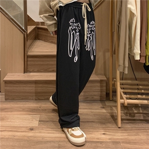 美式vibe风裤子ins高街休闲裤男直筒裤X5567-p55限69图片