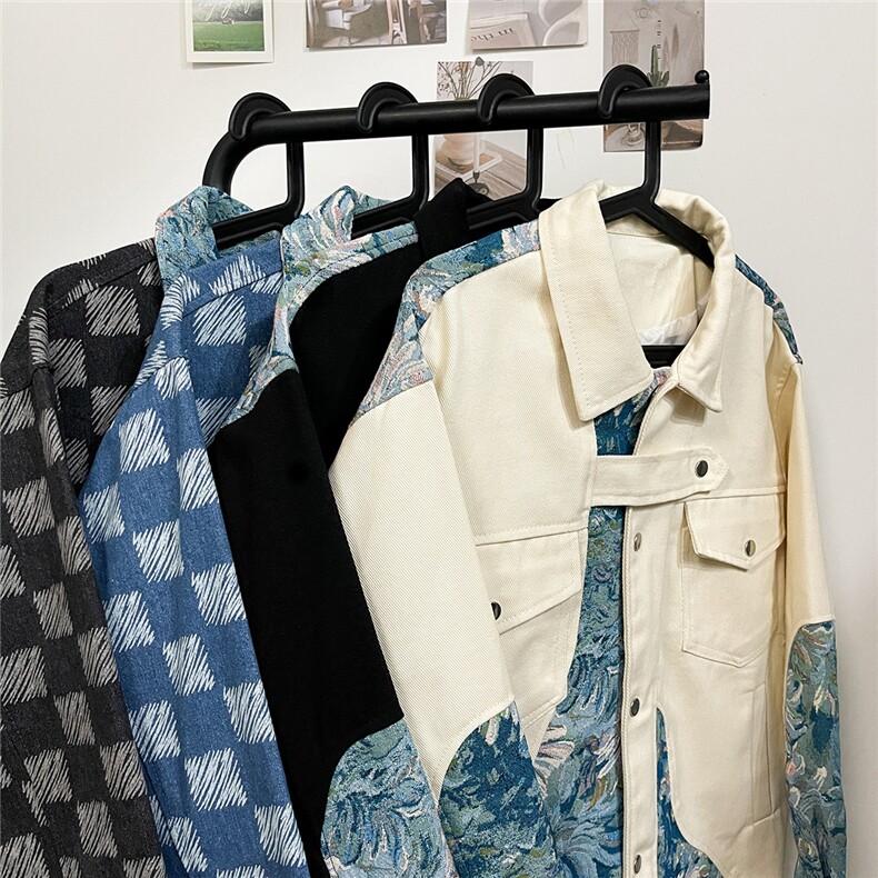 1风刺绣大码M-5XL主料棉辅料涤纶夹克JK7806P95控138，男装夹克，星座226-2