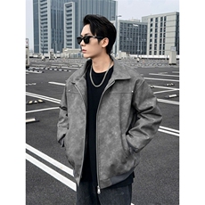 冬季加厚棉衣男加棉皮衣男式外套棉服棉袄潮A266-MYPY010-P85特批，男装皮衣，电商A266