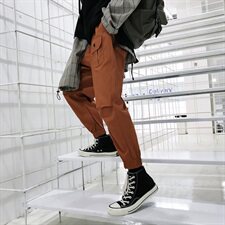 秋ins风直筒裤男情侣束脚休闲裤多袋宽松工装裤923/P55（65），男装休闲裤，星座1506-1