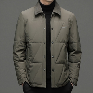 DF22378钱塘2020-2冬季厚款商务休闲翻领中年男士羽绒服P255图片