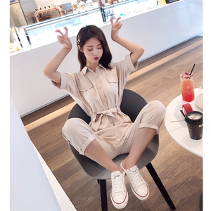 走量款2021夏工装连体裤闺蜜装钱塘1318A-6633