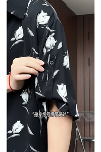 短袖衬衫男+短裤男潮流休闲套装男M-5XL大码TZ78712P50控98模特图图片