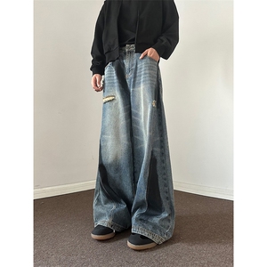 903-AK98-特P55 【88】S-3XL  爆破脏脏做旧牛仔裤！3图片