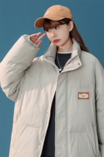 中性风新款冬季时尚百搭宽松印花羽绒服外套YR6181P195控258，男装羽绒服，电商A268