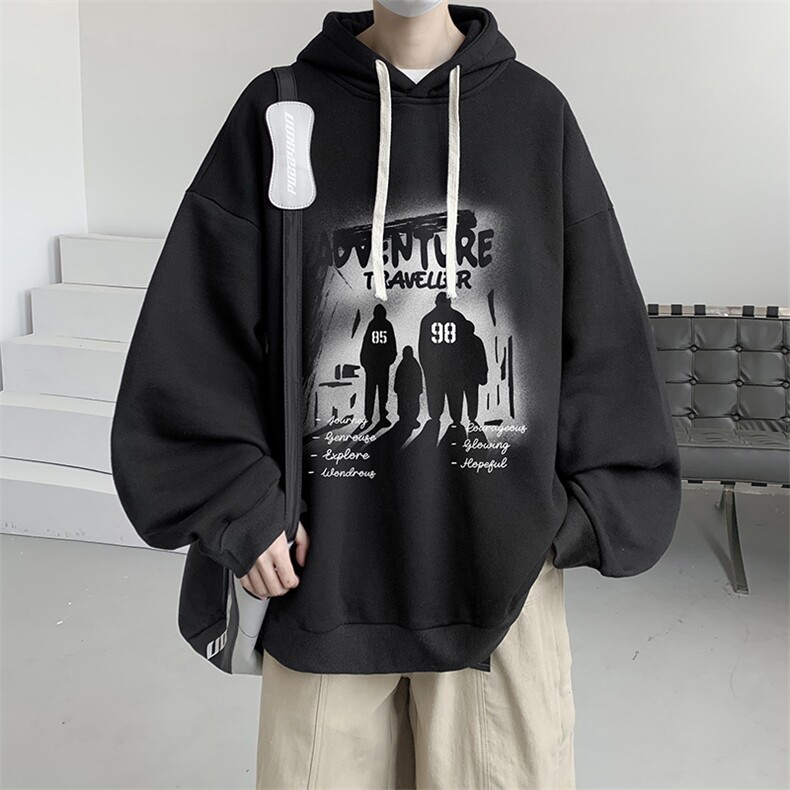 8XL连帽卫衣男大码胖子帽衫大号运动服WY2374-P35,男装卫衣,电商A040