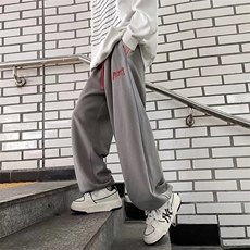 卫裤男款春季高街潮牌宽松直筒裤美式复古运动休闲长裤K7603-P50，男装休闲裤，星座512-3