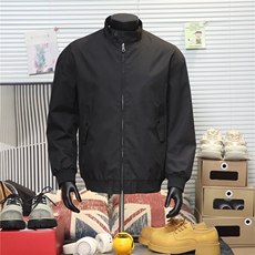 美式黑色飞行员夹克外套男秋季穿搭一整套高级感短款棒球服三件套，男装夹克，电商A061