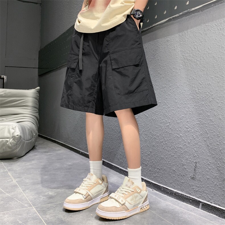 高品夏季工装短裤男纯色宽松大码运动五分裤DSA157B-D617-特P37图片