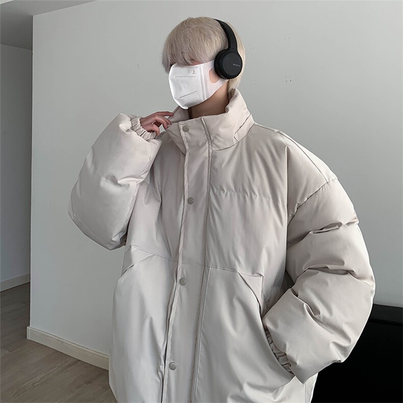美式高街大口袋立领棉衣外套面包服109特P95,男装棉衣,电商A309