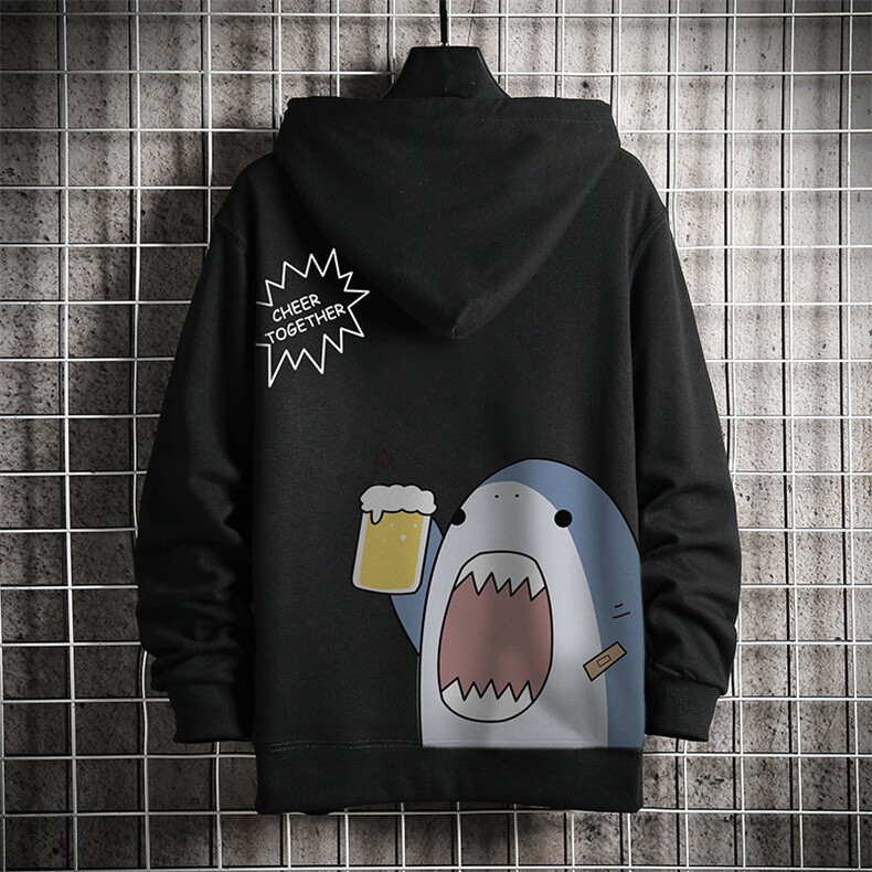 KS21137-P38加绒款-P43连帽开衫卫衣男运动外套大码班服网格,男装卫衣,电商A040A